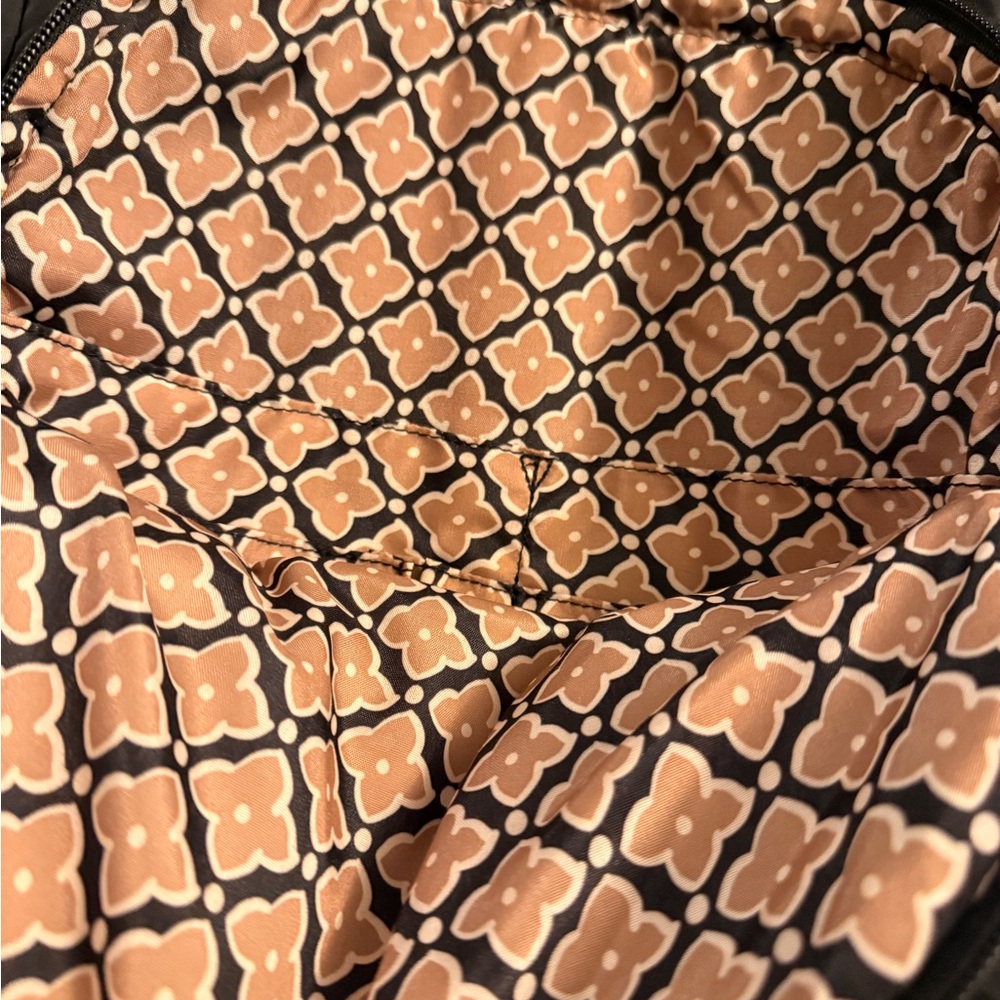 Quilted Black Backpack - Picture 2 of 4